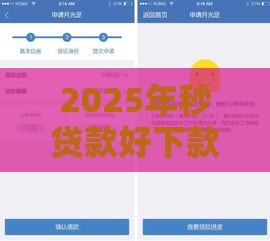 2025年秒贷款好下款，梳理五个最新什么口子不看征信必下款
