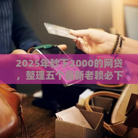 2025年秒下2000的网贷，整理五个最新老赖必下口子