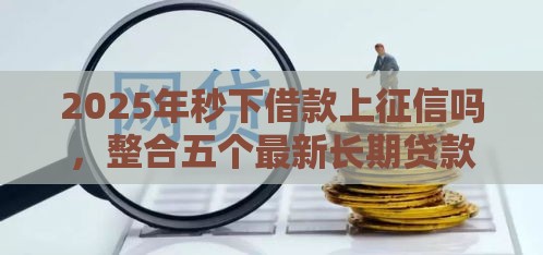 2025年秒下借款上征信吗，整合五个最新长期贷款平台