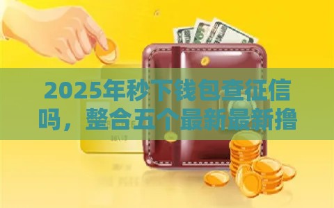 2025年秒下钱包查征信吗，整合五个最新最新撸口子