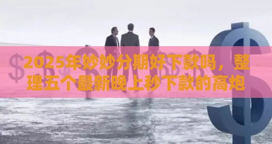 2025年妙妙分期好下款吗，整理五个最新晚上秒下款的高炮口子