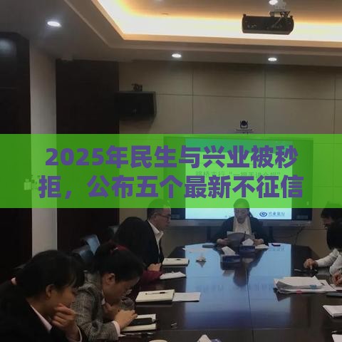 2025年民生与兴业被秒拒,公布五个最新不征信的下款平台看 2025年民生与兴业被秒拒,公布五个最新不征信的下款平台看