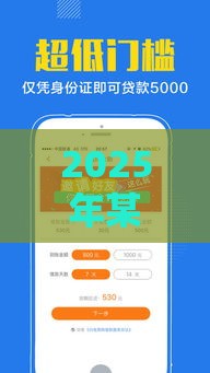 2025年某某借钱APP，整合5个最新网络平台贷款
