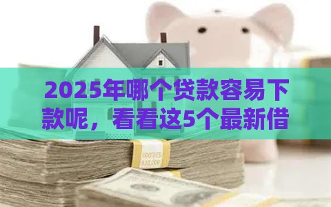 2025年哪个贷款容易下款呢，看看这5个最新借款平台利息低还的时间长的