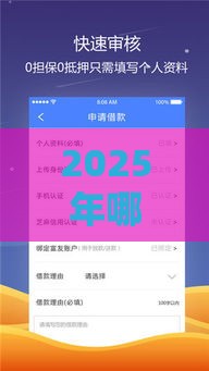 2025年哪个个人贷款好下款快些，整合5个最新手机平台贷款