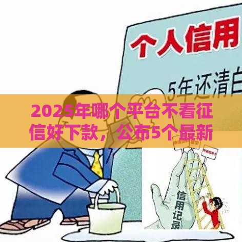 2025年哪个平台不看征信好下款，公布5个最新网上借钱平台好最正规