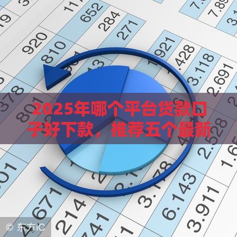 2025年哪个平台贷款口子好下款，推荐五个最新17周岁贷款平台