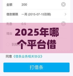 2025年哪个平台借钱好用,梳理5个最新支付宝都贷款平台 2025年哪个平台借钱好用,梳理5个最新支付宝都贷款平台