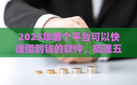 2025年哪个平台可以快速借到钱的软件，梳理五个最新正规的借钱平台
