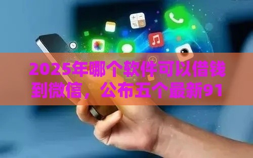 2025年哪个软件可以借钱到微信，公布五个最新91借钱平台客服电话