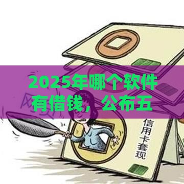 2025年哪个软件有借钱，公布五个最新秒下款的贷款平台