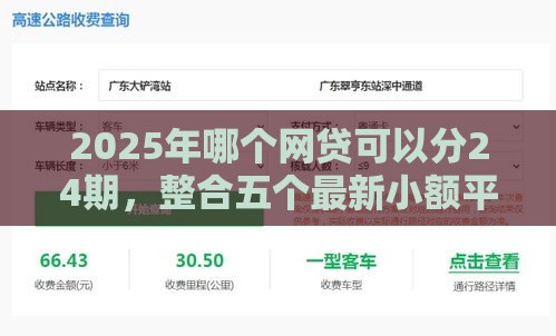 2025年哪个网贷可以分24期，整合五个最新小额平台借钱容易通过不看征信
