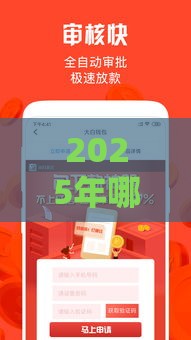 2025年哪个网贷容易下款额度高，分享5个最新新的贷款平台