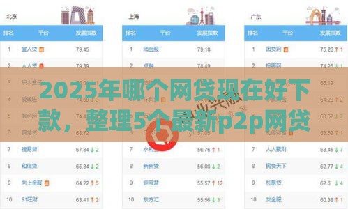2025年哪个网贷现在好下款，整理5个最新p2p网贷平台排名不分先后百强榜