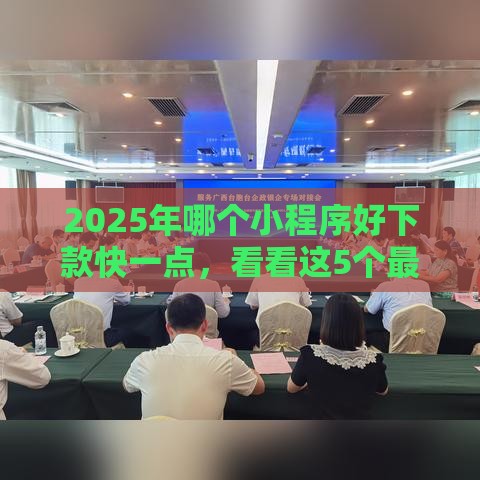2025年哪个小程序好下款快一点，看看这5个最新台胞证贷款平台
