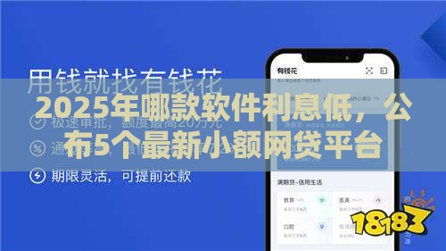 2025年哪款软件利息低，公布5个最新小额网贷平台