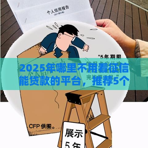 2025年哪里不用看征信能贷款的平台，推荐5个最新黑户可以贷款的口子