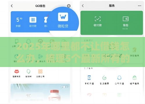 2025年哪里都不让借钱怎么办，梳理5个最新所有的贷款平台