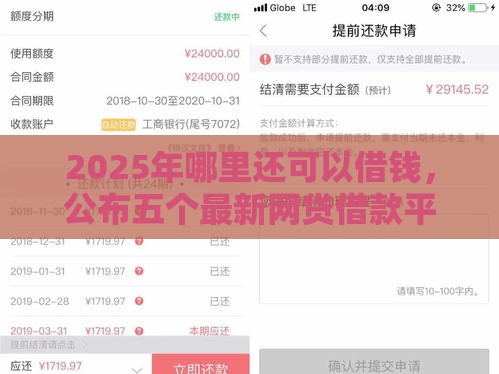 2025年哪里还可以借钱，公布五个最新网贷借款平台好贷