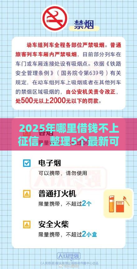 2025年哪里借钱不上征信，整理5个最新可以贷款平台