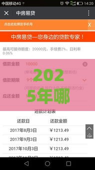 2025年哪里借钱利息最低，推荐五个最新黑户百分百下款的平台