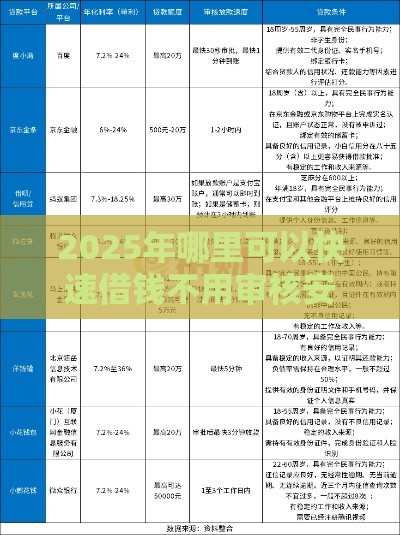 2025年哪里可以快速借钱不用审核安全码的,整理5个最新小额贷款软件 2025年哪里可以快速借钱不用审核安全码的,整理5个最新小额贷款软件