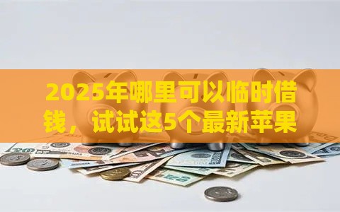 2025年哪里可以临时借钱，试试这5个最新苹果手机id贷款平台