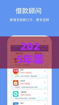 2025年哪里可以直接借钱，梳理5个最新最好下款的贷款平台