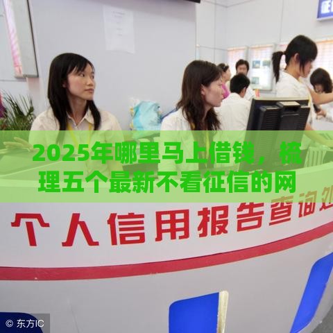 2025年哪里马上借钱，梳理五个最新不看征信的网贷平台最容易通过的