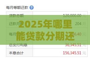 2025年哪里能贷款分期还款，试试这五个最新公积金贷款的平台