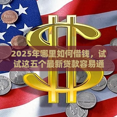 2025年哪里如何借钱，试试这五个最新贷款容易通过的平台