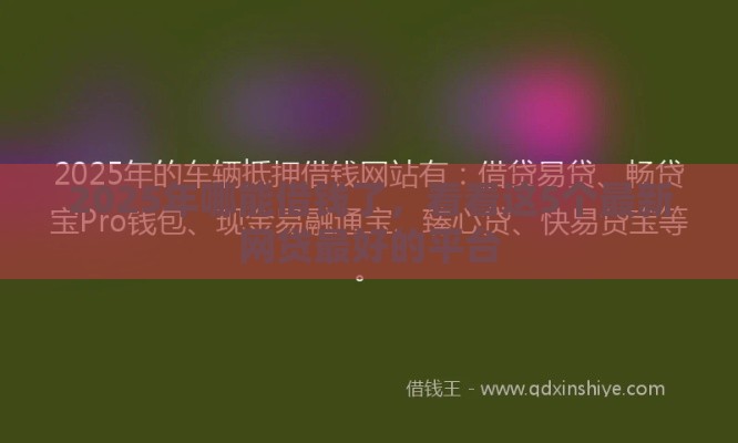 2025年哪能借钱了，看看这5个最新网贷最好的平台