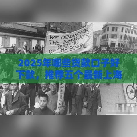 2025年哪些贷款口子好下款,推荐五个最新上海网贷平台 2025年哪些贷款口子好下款,推荐五个最新上海网贷平台