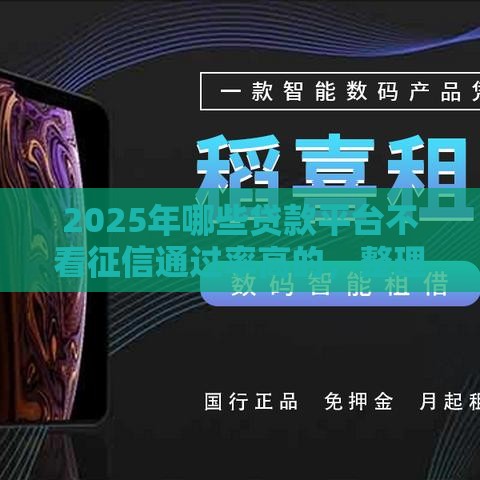2025年哪些贷款平台不看征信通过率高的，整理5个最新黑征信口子