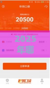 2025年哪些好下款的手机贷，看看这五个最新跟青城山一样必下款的口子