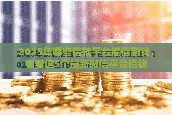 2025年身份证借钱1000，试试这五个最新贷款利息低的平台