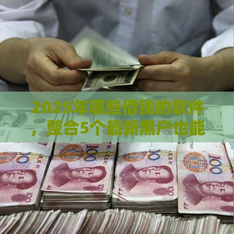 2025年哪些借钱的软件，整合5个最新黑户也能借款的网贷平台