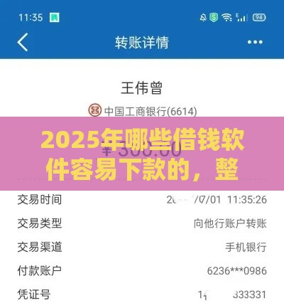 2025年哪些借钱软件容易下款的，整合五个最新黑网贷必下款口子