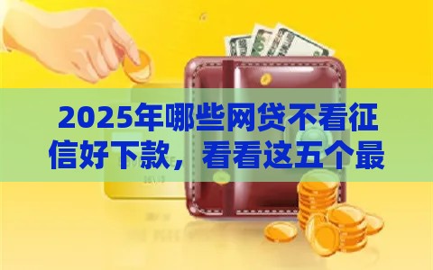 2025年哪些网贷不看征信好下款，看看这五个最新畅享花贷款平台怎么样