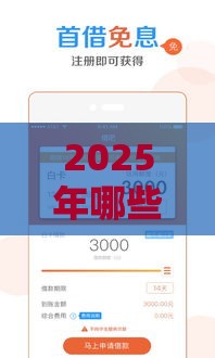 2025年哪些小额平台容易下款的，公布5个最新网贷款平台哪一个好借钱