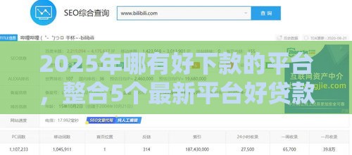 2025年哪有好下款的平台，整合5个最新平台好贷款