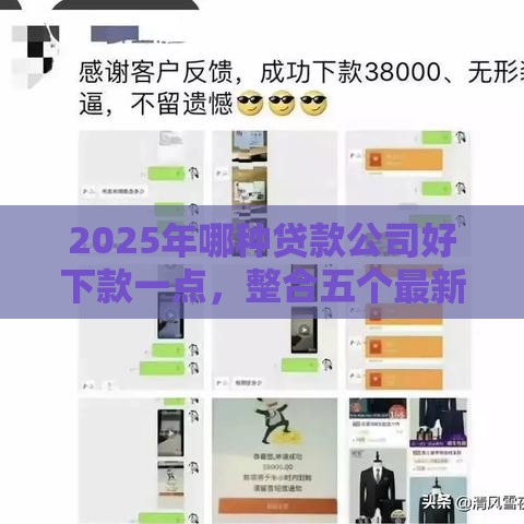 2025年哪种贷款公司好下款一点，整合五个最新黑户口子