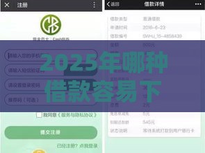 2025年哪种借款容易下款，梳理五个最新借款平台黑户也能借款