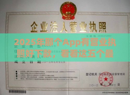 2025年那个App有营业执照好下款，看看这五个最新怎么投诉网贷平台
