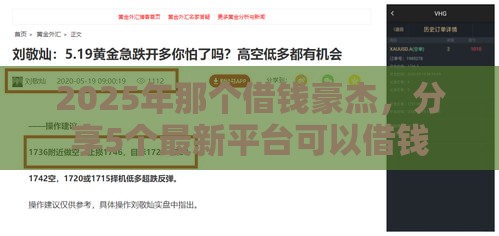 2025年那个借钱豪杰，分享5个最新平台可以借钱