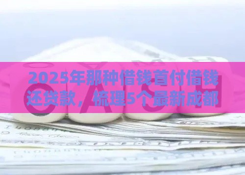 2025年那种借钱首付借钱还贷款，梳理5个最新成都贷款平台
