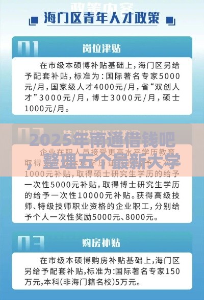 2025年南通借钱吧，整理五个最新大学生可以贷款的平台