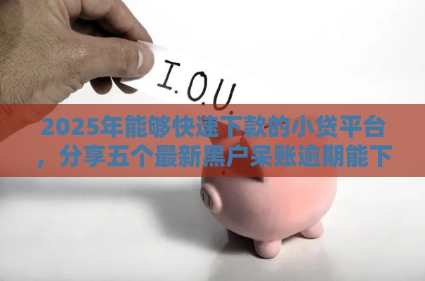 2025年能够快速下款的小贷平台，分享五个最新黑户呆账逾期能下的口子