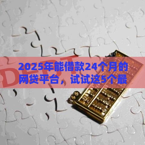 2025年能借款24个月的网贷平台，试试这5个最新征信花了下款的平台