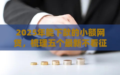 2025年能下款的小额网贷，梳理五个最新不看征信借钱的平台100%能借到